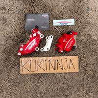 Gambar paketan kaliper nissin samurai 4p 2p ninja r rr disk uk original red dari kokininja undefined 1 Tokopedia