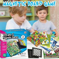 Gambar BOARD GAME-ULER TANGGA-CATUR MAGNET-18 IN 1- MAINAN EDUKASI ANAK dari KD shopp mainan anak undefined 1 Tokopedia