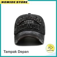 Gambar Topi Pria Import Baseball Cap Trucker Keren Cowok Dewasa Jeans Denim - HTT-2 BLACK dari NOMIDE STORE undefined 3 Tokopedia