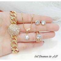 Gambar PL1954 set perhiasan xuping lapis emas anti karat dari JC 77 undefined 1 Tokopedia