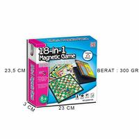 Gambar BOARD GAME-ULER TANGGA-CATUR MAGNET-18 IN 1- MAINAN EDUKASI ANAK dari KD shopp mainan anak undefined 2 Tokopedia