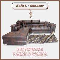Gambar Kursi Sofa Ruang Tamu / Keluarga / Minimalis /Sudut / EL Senator dari Indo Utama undefined 1 Tokopedia
