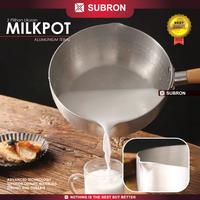 Gambar SUBRON Panci Susu Alumunium Tebal Aloy 18cm 20cm 22cm Pegangan Kayu - 18cm dari SUBRON KITCHENWARE undefined 4 Tokopedia