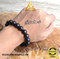 Gambar Gelang Kayu Stigi Wulung Hitam 12 mm Asli Original untuk Pria Wanita dari Watu Kayu Craft undefined 1 Tokopedia