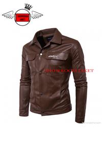 Gambar JAKET KULIT JAKET KULIT PU JAKET PRIA JAKET CASUAL FORMAL - M, Cokelat dari SHOWROOM JAKET undefined 2 Tokopedia