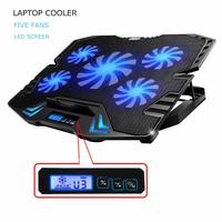 Gambar Cooling Pad / CoolingPad Gaming Kipas Angin Laptop Dengan 5 Kipas - Hitam Biru dari Best Market id undefined 1 Tokopedia