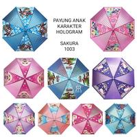 Gambar PAYUNG ANAK KARAKTER HOLOGRAM MOTIF RANDOM SAKURA 1003 - Random dari Rajakarta undefined 5 Tokopedia