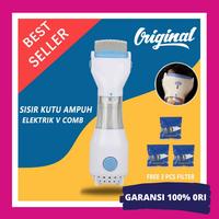 Gambar Sisir Kutu Rambut vcomb sisir kutu sisir kutu elektrik sisir kutu dari Fadilah Store Official undefined 1 Tokopedia