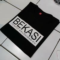 Gambar kaos kata kata unik kekinian baju bekasi bisa request nama kota - Merah, S dari mink07 undefined 3 Tokopedia