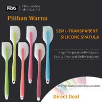 Gambar Spatula silikon food grade sendok kue spatula tahan panas - Merah Muda dari Indo Serba Ada undefined 4 Tokopedia
