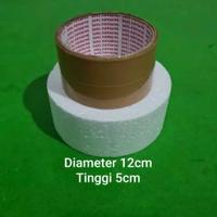 Gambar Ukuran 8, 10, 12, 14, 15cm Tinggi 1 s/d 5.5cm Dummy Cake Styrofoam - Bulat Dia 15cm, Tinggi 2cm dari Ken-Z Dummy Styrofoam undefined 3 Tokopedia