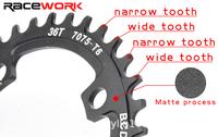 Gambar Chainring Chain ring Crank BCD 104 RACEWORK 32T 34T 36T no Litepro raz dari Rigosta undefined 4 Tokopedia