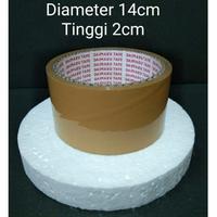 Gambar Ukuran 8, 10, 12, 14, 15cm Tinggi 1 s/d 5.5cm Dummy Cake Styrofoam - Bulat Dia 15cm, Tinggi 2cm dari Ken-Z Dummy Styrofoam undefined 4 Tokopedia