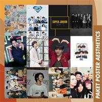 Gambar Poster dinding aesthetics super junior | wall college decor | size A5 dari Mini project Id undefined 2 Tokopedia
