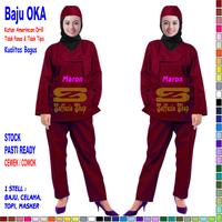 Gambar Baju OK / Baju OKA / Baju Perawat Pria & Wanita Lengan Panjang - Putih, L dari SAFFAZIO.Shop undefined 3 Tokopedia