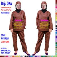 Gambar Baju OK / Baju OKA / Baju Perawat Pria & Wanita Lengan Panjang - Putih, L dari SAFFAZIO.Shop undefined 4 Tokopedia
