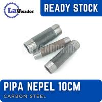 Gambar Pipa / pipe neple 3/4" inch CS (besi) 10cm dari Lavendor Indonesia undefined 1 Tokopedia