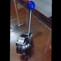Gambar Butterfly Valve Sanitary stainless SS304 foodgrade,dia : 4" (inch) dari Setianindo Guna Perkasa undefined 2 Tokopedia