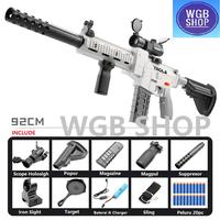 Gambar Mainan Tembakan Soft Bullet Electrik Gun Model NERF GUN - Biru dari WGB SHOP undefined 3 Tokopedia