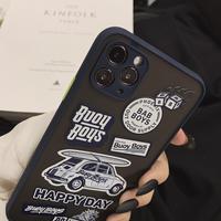 Gambar Hybrid Soft Case iPhone 7 8 X XR SE Sticker Label Trendy Buoy Boys - IP 11 Pro Max dari Lunox Gadget undefined 5 Tokopedia