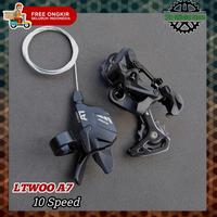 Gambar L-TWOO Groupset 10 Speed Ltwoo A7 Shifter Kanan dan RD type Long Cage - RD 10 Speed dari Wahana Bike Store undefined 1 Tokopedia