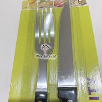 Gambar Pisau Steak & Garpu Stainless Steel Sepasang Bahan Tebal - Pisau gg Hitam dari RatuMama undefined 3 Tokopedia