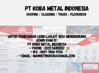 Gambar Atap Trimdek tipe KOBAtrim 780 bahan Perisai AZ70 T.0,25 TCT dari kobametalindo undefined 5 Tokopedia