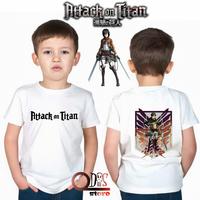Gambar kaos anak AOT Mikasa attack on Titan / baju pakaian anak pilih gambar - pink, XL dari BRAND KIDS CLOTHING undefined 4 Tokopedia