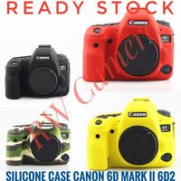 Gambar Silicone Case Canon 6D Mark II Sarung Kondom Silicon Karet 6D2 MarkII Soft Pouch 2 - Hitam dari RW Camera undefined 1 Tokopedia