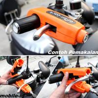 Gambar GEMBOK MOTOR CAPSLOCK PENGAMAN KUNCI STANG MOTOR ANTI MALING - Biru dari Mobile-Id undefined 4 Tokopedia