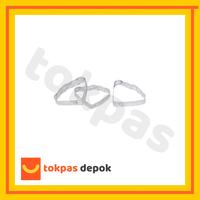 Gambar Cetakan Kue Kacang (10 pcs) Aneka Motif Aluminium Cookie Kastengel Kitchenware dari Toko Pasti Puas Depok undefined 2 Tokopedia