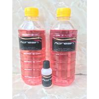 Gambar Resin merah 1kg plus katalis dari AWresin undefined 1 Tokopedia