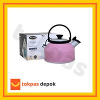 Gambar Teko Bunyi 5 Liter Rigoletto Whistling Kettle / Ketel Teko Summer Mikado Maspion Aluminium Pink Tea teko  5 teko  besi teko - Biru dari Toko Pasti Puas Depok undefined 4 Tokopedia