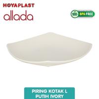 Gambar Hoyaplast Piring Plastik Kotak - Ukuran L (25 cm) - Putih Ivory dari PT ALLADA HEBAT SEJAHTERA undefined 5 Tokopedia