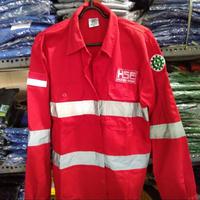 Gambar SERAGAM BAJU SAFETY MERAH HSE DOBLE SCOTLIGHT 5CM dari PROLINK SAFETY undefined 3 Tokopedia