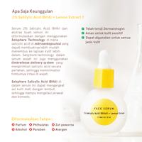Gambar 2% Salicylic Acid (BHA) + Lemon Extract Face Serum 12ml dari Dear Me Beauty undefined 5 Tokopedia