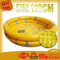 Gambar Crystal Swimming Pool Biru 110cm. Kolam Renang Karet Anak - Hanya Kolam Biru dari Sportsite undefined 3 Tokopedia