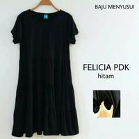Gambar Baju Hamil Dress Hamil dan Menyusui Felicia - Marun dari House of Adesta undefined 1 Tokopedia