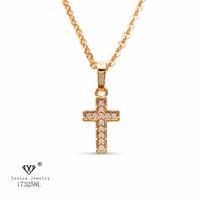 Gambar Liontin Salib Permata Perhiasan imitasi Gold 18k Yaxiya Jewelry 166 - Liontin Saja dari YAXIYA JEWELRY undefined 3 Tokopedia