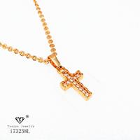 Gambar Liontin Salib Permata Perhiasan imitasi Gold 18k Yaxiya Jewelry 166 - Liontin Saja dari YAXIYA JEWELRY undefined 5 Tokopedia