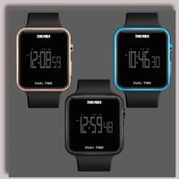 Gambar jam tangan digital pria skmei 1271 jam led original - Hitam dari Jamjamskmei undefined 5 Tokopedia