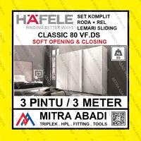 Gambar Hafele Classic 80 VF DS 3 Pintu 3M Rel Sliding Lemari Wardrobe Geser dari Mitra Abadi Meruya undefined 1 Tokopedia