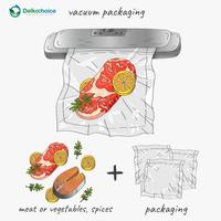 Gambar Plastik Vacuum bag 27x34cm Polos / Emboss DELKOCHOICE VACUM VAKUM SEAL - Polos dari Sultan Packing undefined 4 Tokopedia
