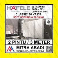 Gambar Hafele Classic 80 VF DS 2 Pintu 3M Rel Sliding Lemari Wardrobe Geser dari Mitra Abadi Meruya undefined 1 Tokopedia