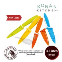 Gambar Zebra 3,5 Paring Knife + Sheat Smart (100501) / Pisau Stainless - Biru dari Kona's Kitchen undefined 1 Tokopedia