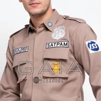 Gambar Baju seragam satpam - security terbaru PDL SATU + sleting di depan - S dari RPSC undefined 3 Tokopedia