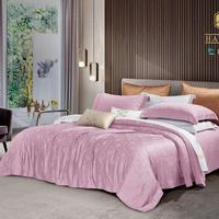 Gambar sprei silk#organik#serat bambu#tencel(sutra) pink unggu dari toko 89 sk undefined 1 Tokopedia