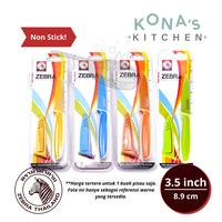Gambar Zebra 3,5 Paring Knife + Sheat Smart (100501) / Pisau Stainless - Biru dari Kona's Kitchen undefined 4 Tokopedia