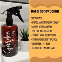 Gambar Botol Spray Coklat dengan Stiker dari Locita Decoration undefined 5 Tokopedia