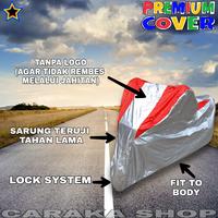 Gambar Cover Motor YAMAHA MIO M3 Silver MERAH Penutup Anti Air PREMIUM dari Caraka Shop Official undefined 2 Tokopedia